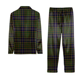 ScotsTee Shop Scottish MacMillan Hunting Modern SC Tartan Pajama Satin Velvet Flannel Pajama Set