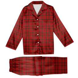 ScotsTee Shop Scottish MacKintosh 5 Tartan Pajama Satin Velvet Flannel Pajama Set