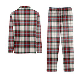 ScotsTee Shop Scottish MacLean Dress Modern Tartan Pajama Satin Velvet Flannel Pajama Set
