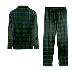 ScotsTee Shop Scottish MacKendrick Modern Tartan Pajama Satin Velvet Flannel Pajama Set