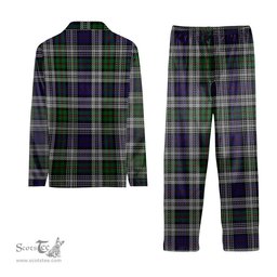ScotsTee Shop Scottish MacKinlay Dress Tartan Pajama Satin Velvet Flannel Pajama Set