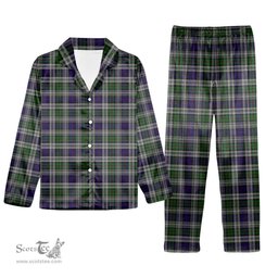 ScotsTee Shop Scottish MacKinlay Dress Tartan Pajama Satin Velvet Flannel Pajama Set