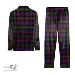 ScotsTee Shop Scottish MacLennan Tartan Pajama Satin Velvet Flannel Pajama Set