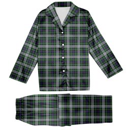 ScotsTee Shop Scottish MacKenzie Dress Tartan Pajama Satin Velvet Flannel Pajama Set