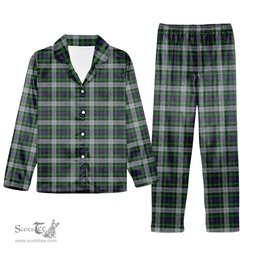 ScotsTee Shop Scottish MacKenzie Dress Tartan Pajama Satin Velvet Flannel Pajama Set