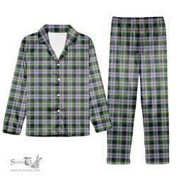 ScotsTee Shop Scottish MacNachten Dress Tartan Pajama Satin Velvet Flannel Pajama Set