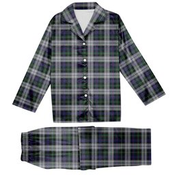 ScotsTee Shop Scottish MacKenzie Dress 4 Tartan Pajama Satin Velvet Flannel Pajama Set