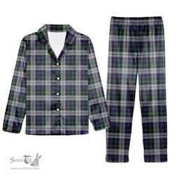 ScotsTee Shop Scottish MacKenzie Dress 4 Tartan Pajama Satin Velvet Flannel Pajama Set