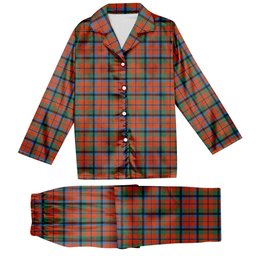 ScotsTee Shop Scottish MacNachten Ancient Tartan Pajama Satin Velvet Flannel Pajama Set