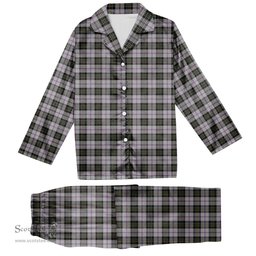 ScotsTee Shop Scottish MacPherson Dress 1951 Tartan Pajama Satin Velvet Flannel Pajama Set