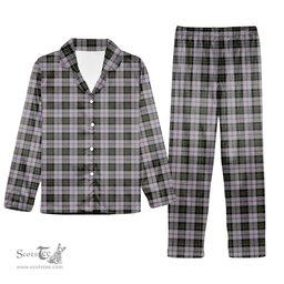 ScotsTee Shop Scottish MacPherson Dress 1951 Tartan Pajama Satin Velvet Flannel Pajama Set