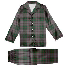 ScotsTee Shop Scottish MacPherson Gathering 1996 Tartan Pajama Satin Velvet Flannel Pajama Set