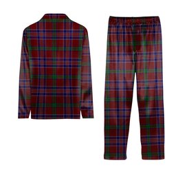 ScotsTee Shop Scottish MacNiven Tartan Pajama Satin Velvet Flannel Pajama Set