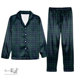 ScotsTee Shop Scottish Matheson Hunting Modern Tartan Pajama Satin Velvet Flannel Pajama Set
