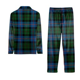 ScotsTee Shop Scottish MacNeil of Barra Chief Tartan Pajama Satin Velvet Flannel Pajama Set