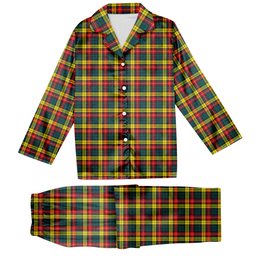 ScotsTee Shop Scottish Masterton Tartan Pajama Satin Velvet Flannel Pajama Set