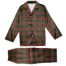 ScotsTee Shop Scottish MacWhirter Tartan Pajama Satin Velvet Flannel Pajama Set