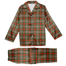 ScotsTee Shop Scottish MakGill Ancient Tartan Pajama Satin Velvet Flannel Pajama Set