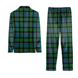 ScotsTee Shop Scottish MacWilliam (Williamson) Ancient Tartan Pajama Satin Velvet Flannel Pajama Set