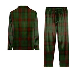ScotsTee Shop Scottish Maxwell Hunting SC Tartan Pajama Satin Velvet Flannel Pajama Set