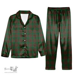 ScotsTee Shop Scottish Matheson Hunting Highland Society of London Tartan Pajama Satin Velvet Flannel Pajama Set