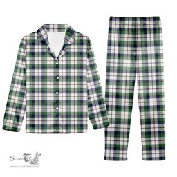 ScotsTee Shop Scottish Macnaghten Dress Modern Tartan Pajama Satin Velvet Flannel Pajama Set