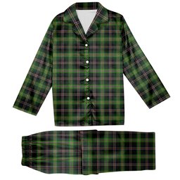 ScotsTee Shop Scottish Madewell Tartan Pajama Satin Velvet Flannel Pajama Set