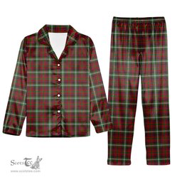 ScotsTee Shop Scottish Maguire Tartan Pajama Satin Velvet Flannel Pajama Set