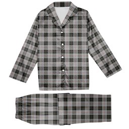 ScotsTee Shop Scottish MacPherson 10 Tartan Pajama Satin Velvet Flannel Pajama Set