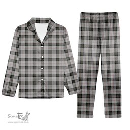 ScotsTee Shop Scottish MacPherson 10 Tartan Pajama Satin Velvet Flannel Pajama Set