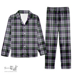 ScotsTee Shop Scottish Malcolm Dress Lochcarron 2005 Tartan Pajama Satin Velvet Flannel Pajama Set