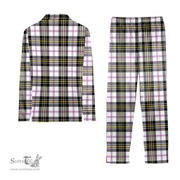 ScotsTee Shop Scottish MacPherson Dress Modern Tartan Pajama Satin Velvet Flannel Pajama Set