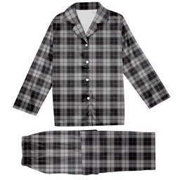 ScotsTee Shop Scottish MacPherson 4 Tartan Pajama Satin Velvet Flannel Pajama Set