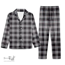 ScotsTee Shop Scottish MacPherson 4 Tartan Pajama Satin Velvet Flannel Pajama Set