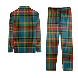 ScotsTee Shop Scottish McBeth Ancient Tartan Pajama Satin Velvet Flannel Pajama Set