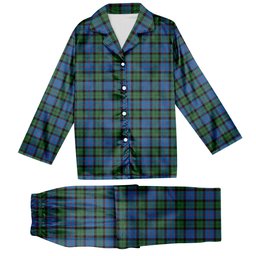 ScotsTee Shop Scottish MacWilliam (Williamson) Modern Tartan Pajama Satin Velvet Flannel Pajama Set