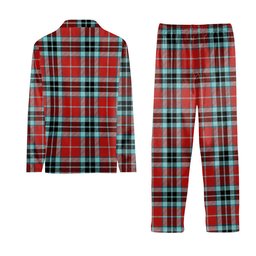 ScotsTee Shop Scottish MacTavish Ancient Tartan Pajama Satin Velvet Flannel Pajama Set