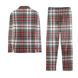 ScotsTee Shop Scottish McBean Dress Modern Tartan Pajama Satin Velvet Flannel Pajama Set