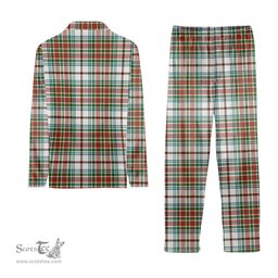 ScotsTee Shop Scottish McBain Dress Ancient Tartan Pajama Satin Velvet Flannel Pajama Set