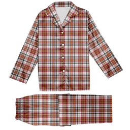 ScotsTee Shop Scottish McAlister Dress Modern Tartan Pajama Satin Velvet Flannel Pajama Set