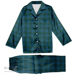 ScotsTee Shop Scottish Matheson Hunting Tartan Pajama Satin Velvet Flannel Pajama Set