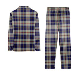 ScotsTee Shop Scottish MacRae of Conchra Tartan Pajama Satin Velvet Flannel Pajama Set