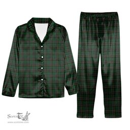 ScotsTee Shop Scottish McAlpin Tartan Pajama Satin Velvet Flannel Pajama Set