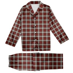 ScotsTee Shop Scottish MacPhee Dress Tartan Pajama Satin Velvet Flannel Pajama Set