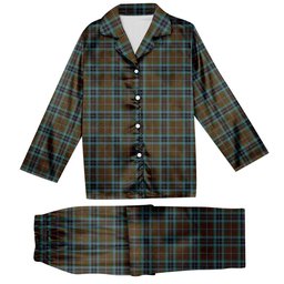 ScotsTee Shop Scottish MacTavish Hunting Tartan Pajama Satin Velvet Flannel Pajama Set