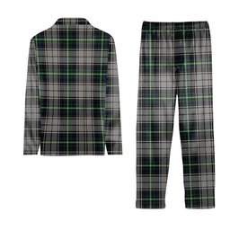 ScotsTee Shop Scottish MacSheehy Tartan Pajama Satin Velvet Flannel Pajama Set