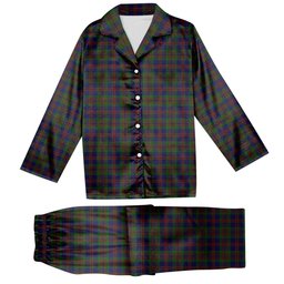 ScotsTee Shop Scottish Mann Tartan Pajama Satin Velvet Flannel Pajama Set