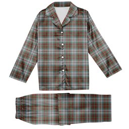 ScotsTee Shop Scottish McBean Dress Tartan Pajama Satin Velvet Flannel Pajama Set