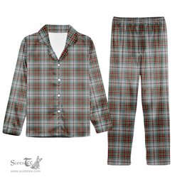 ScotsTee Shop Scottish McBean Dress Tartan Pajama Satin Velvet Flannel Pajama Set