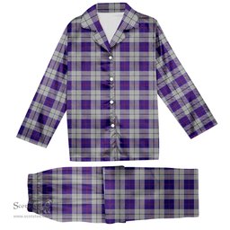 ScotsTee Shop Scottish MacRae Dress Purple 1 Tartan Pajama Satin Velvet Flannel Pajama Set